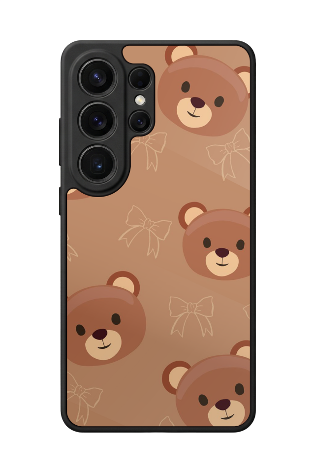 Samsung Galaxy S26 Ultra Uyumlu Ayı Tasarımlı Glossy Premium Kılıf