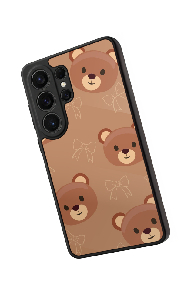 Samsung Galaxy S26 Ultra Uyumlu Ayı Tasarımlı Glossy Premium Kılıf