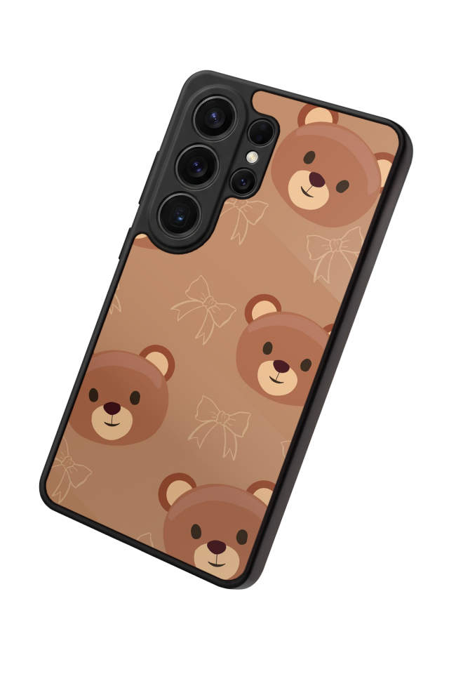 Samsung Galaxy S26 Ultra Uyumlu Ayı Tasarımlı Glossy Premium Kılıf