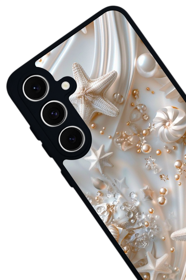 Samsung Galaxy A16 Uyumlu  İnci Tasarımlı Glossy Premium Kılıf