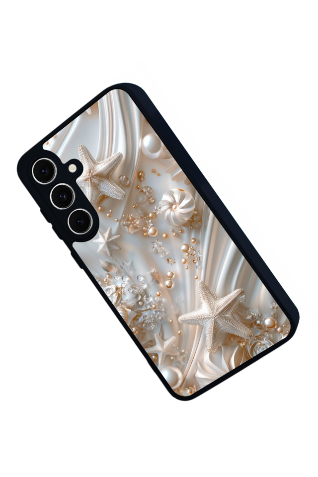 Samsung Galaxy A16 Uyumlu  İnci Tasarımlı Glossy Premium Kılıf