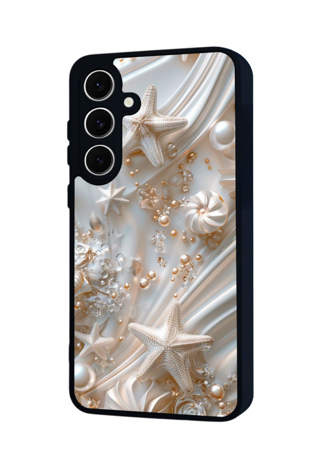 Samsung Galaxy A16 Uyumlu  İnci Tasarımlı Glossy Premium Kılıf