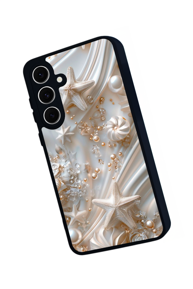 Samsung Galaxy A16 Uyumlu  İnci Tasarımlı Glossy Premium Kılıf
