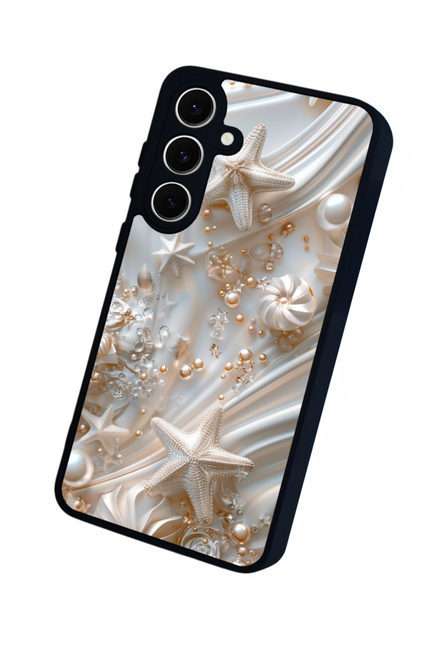 Samsung Galaxy A16 Uyumlu  İnci Tasarımlı Glossy Premium Kılıf