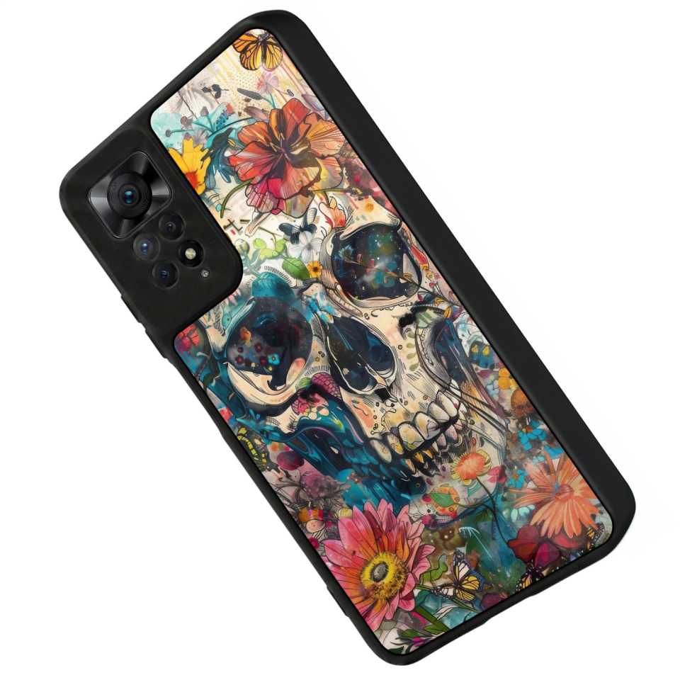 Xiaomi Redmi Note 12 Pro Uyumlu KuruKafa Tasarımlı Glossy Premium Kılıf