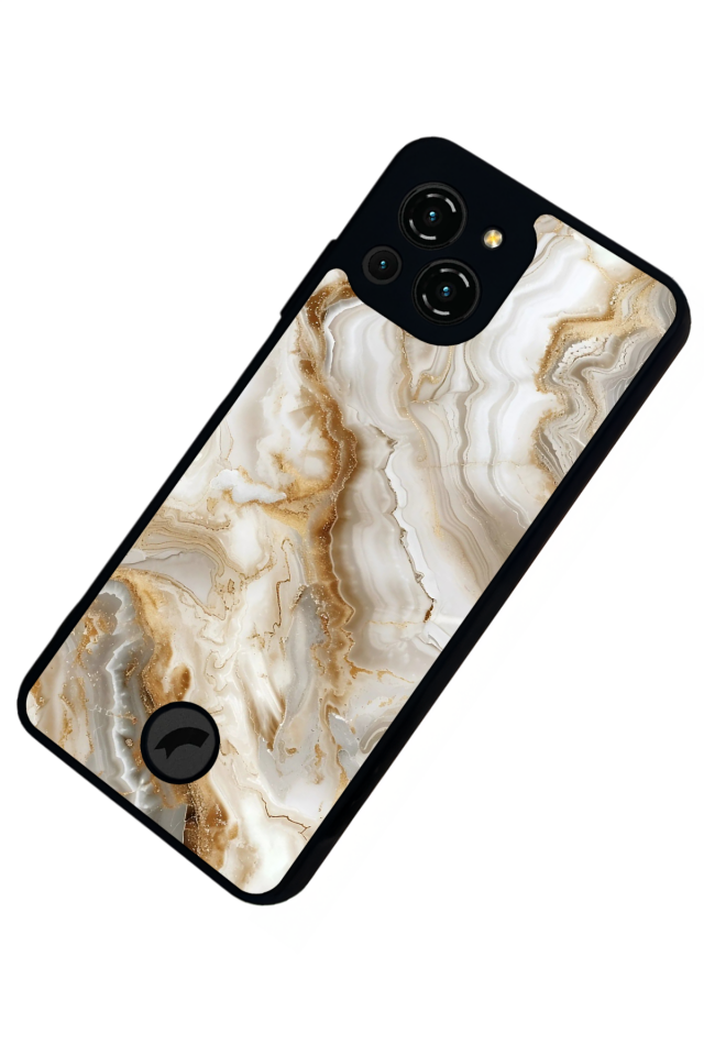 Reeder S23 Pro Max Uyumlu Mermer Marble Tasarımlı Glossy Premium Kılıf