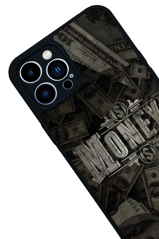 iPhone 13 Pro Max Uyumlu Money Para Tasarımlı Glossy Premium Kılıf
