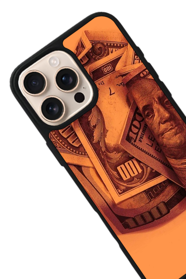 iPhone 14 Pro Max Uyumlu Money Para Tasarımlı Glossy Premium Kılıf