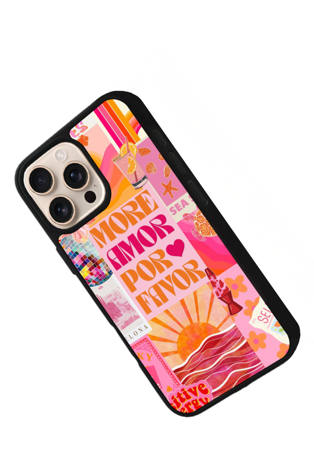 iPhone 16 Pro Max Uyumlu Poster Tasarımlı Glossy Premium Kılıf