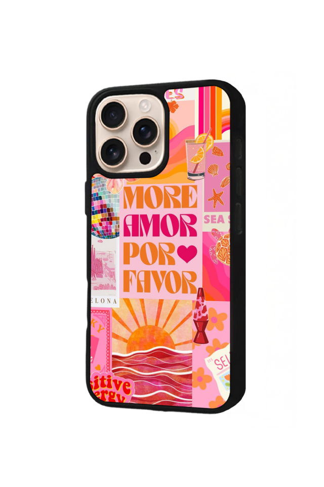 iPhone 16 Pro Max Uyumlu Poster Tasarımlı Glossy Premium Kılıf