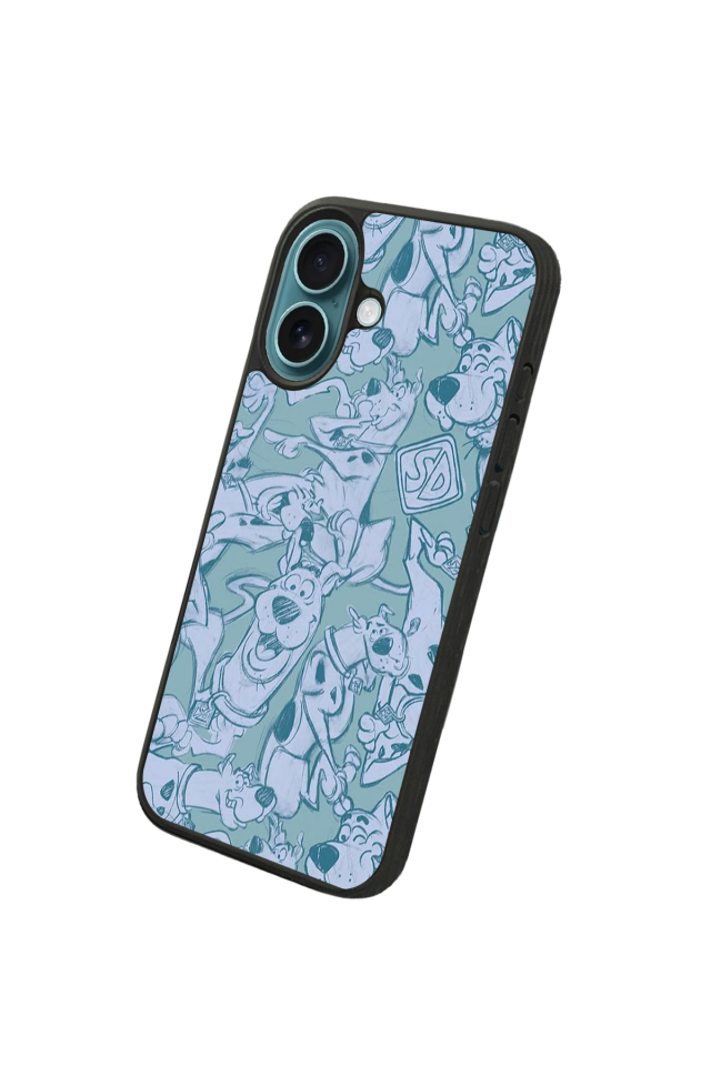 iPhone 16 Uyumlu Scooby Doo Tasarımlı Glossy Premium Kılıf