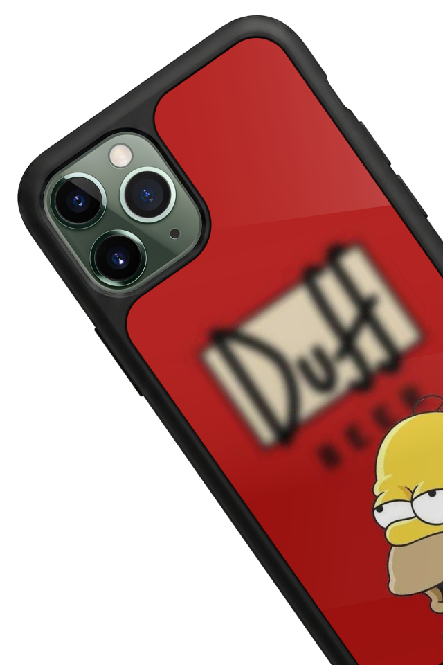 iPhone 11 Pro Uyumlu The Simpsons Tasarımlı Glossy Premium Kılıf