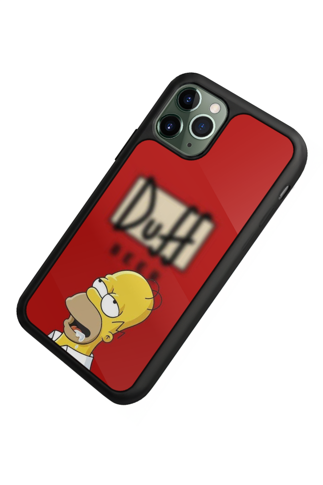 iPhone 11 Pro Uyumlu The Simpsons Tasarımlı Glossy Premium Kılıf