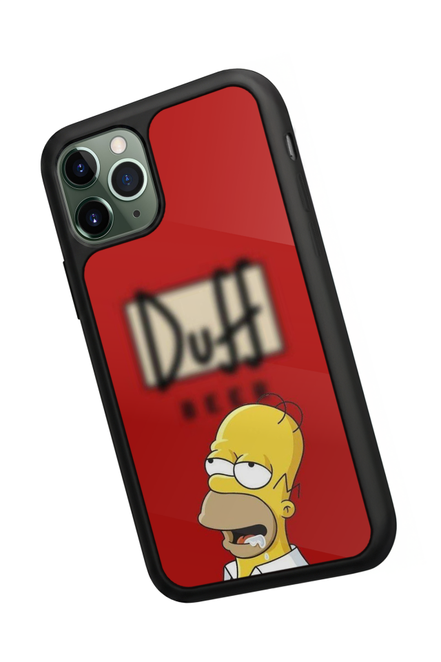 iPhone 11 Pro Uyumlu The Simpsons Tasarımlı Glossy Premium Kılıf