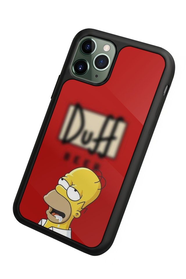 iPhone 11 Pro Uyumlu The Simpsons Tasarımlı Glossy Premium Kılıf