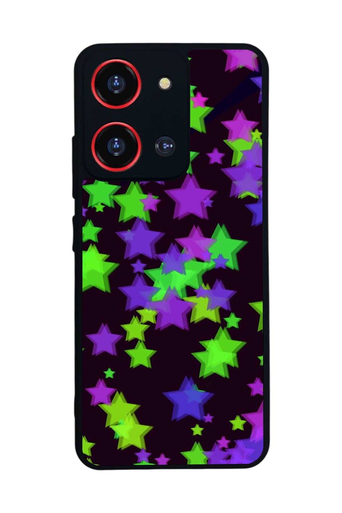 Reeder S19 Max Pro S ZOOM Uyumlu Retro Yildizlar Tasarımlı Glossy Premium Kılıf