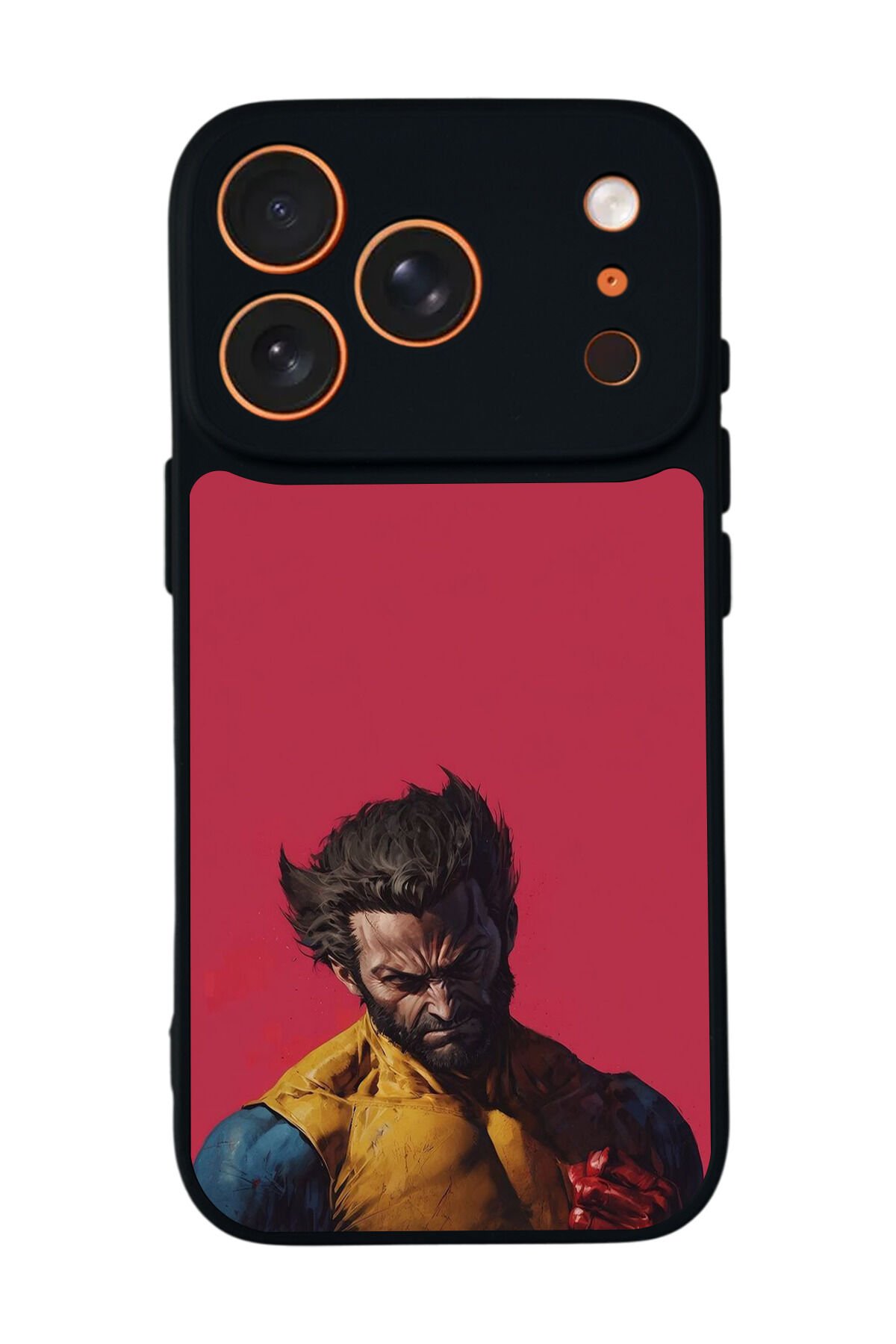 iPhone 17 Pro Max Uyumlu Wolverine Tasarımlı Glossy Premium Kılıf