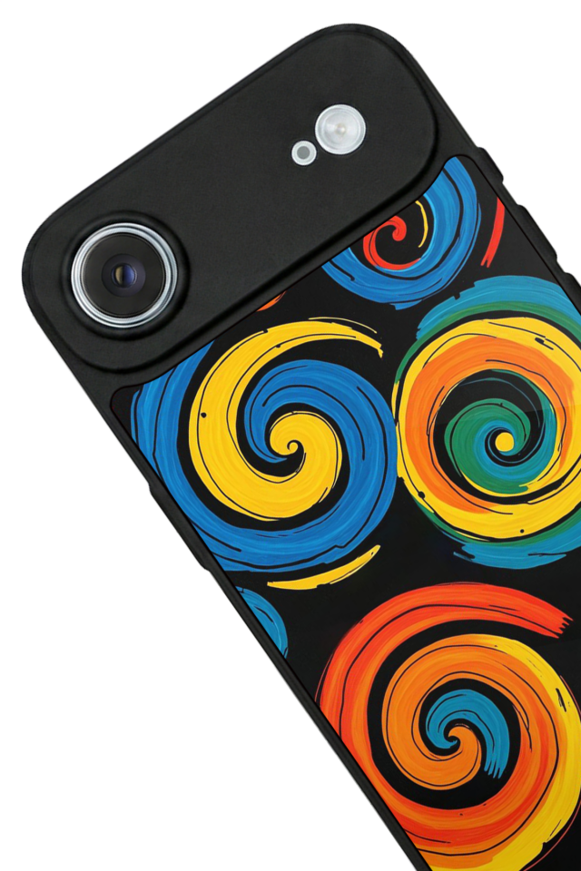 iPhone 17 Air Uyumlu Abstract Tasarımlı Glossy Premium Kılıf