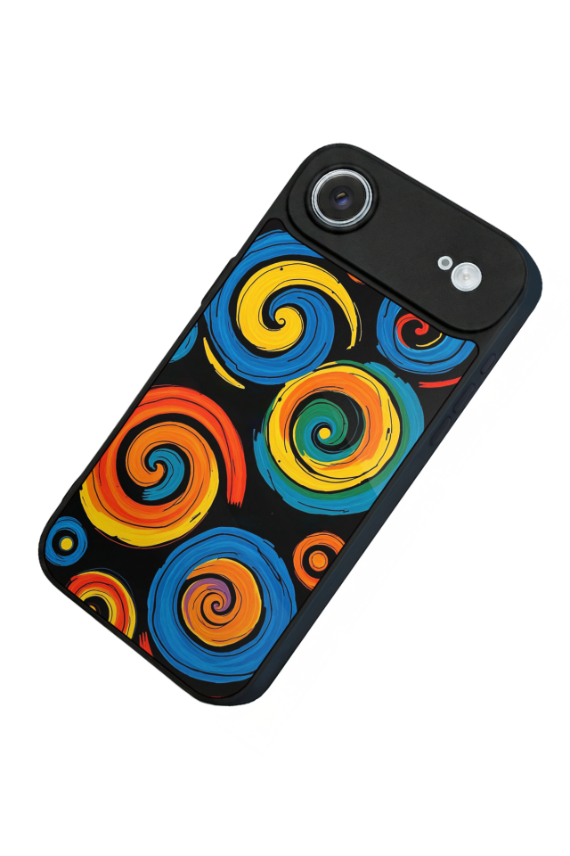 iPhone 17 Air Uyumlu Abstract Tasarımlı Glossy Premium Kılıf