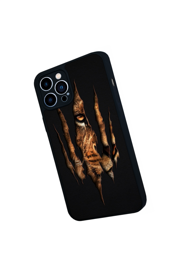 iPhone 12 Pro Max Uyumlu Aslan Tasarımlı Glossy Premium Kılıf