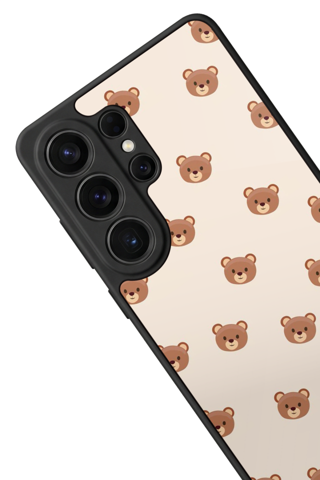 Samsung Galaxy S26 Ultra Uyumlu Ayı Tasarımlı Glossy Premium Kılıf