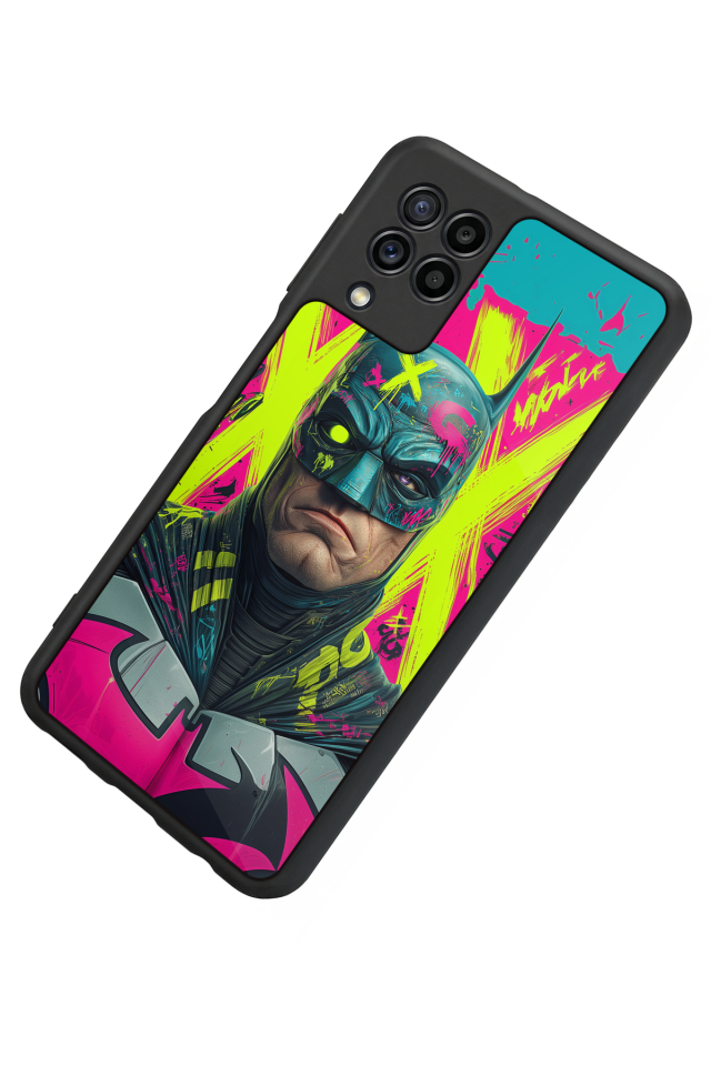 Samsung Galaxy M22 Uyumlu Batman Tasarımlı Glossy Premium Kılıf
