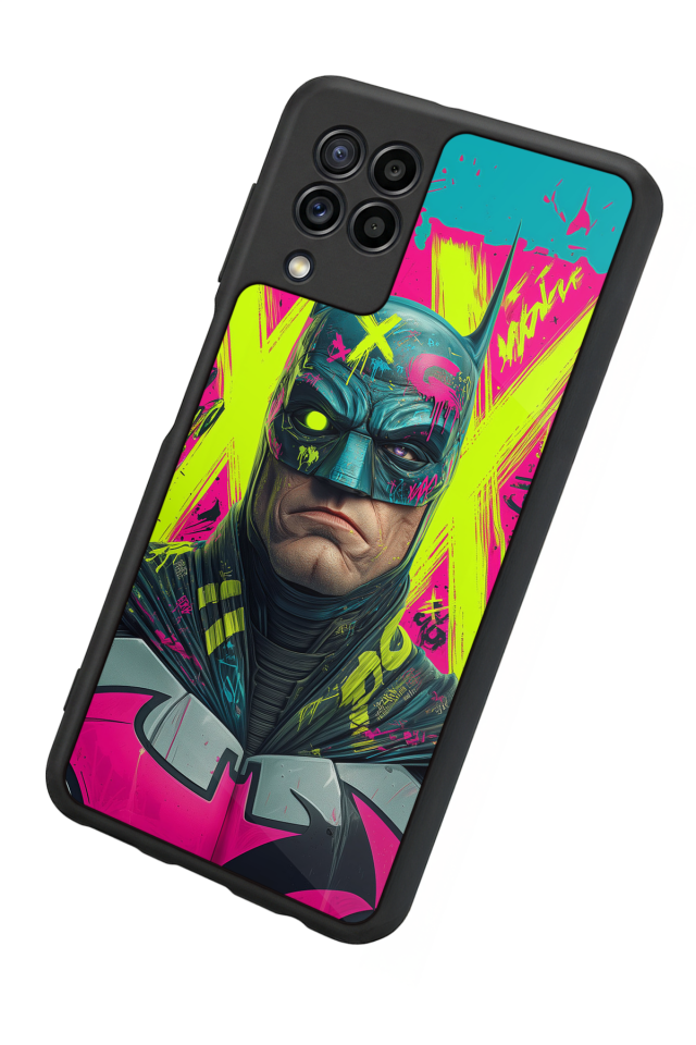 Samsung Galaxy M22 Uyumlu Batman Tasarımlı Glossy Premium Kılıf