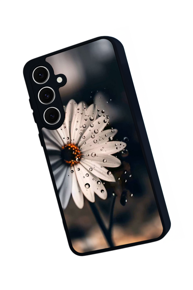 Samsung Galaxy S24 FE Uyumlu Cicek Tasarımlı Glossy Premium Kılıf