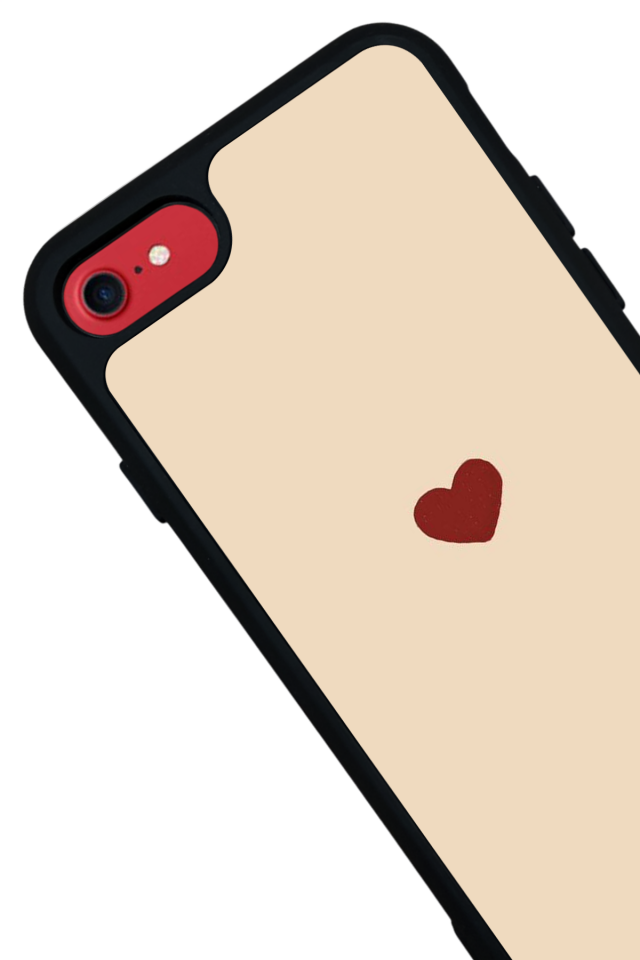 iPhone 7 Uyumlu Kalp Love Tasarımlı Glossy Premium Kılıf
