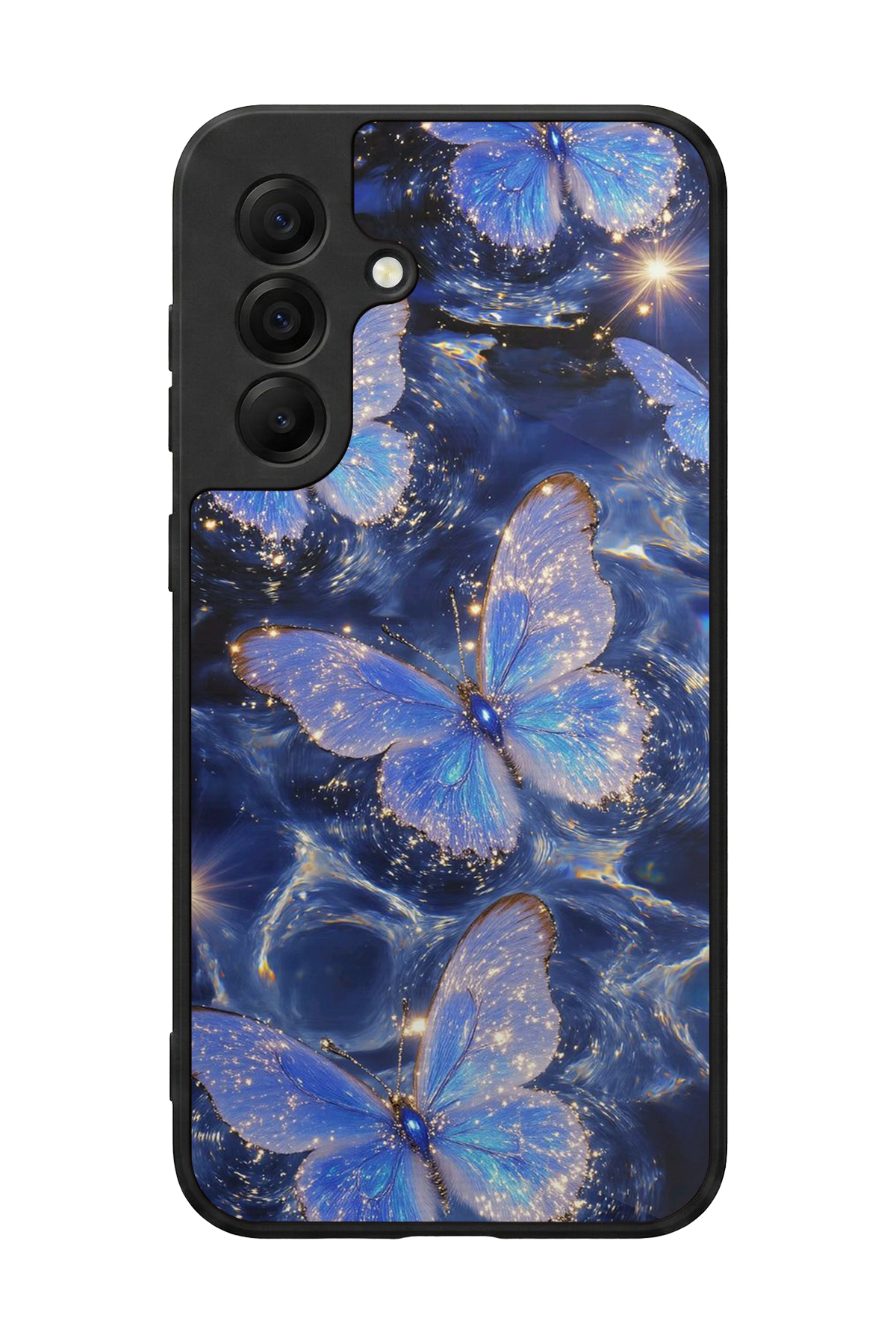 Samsung Galaxy A17 Uyumlu Kelebek Tasarımlı Glossy Premium Kılıf