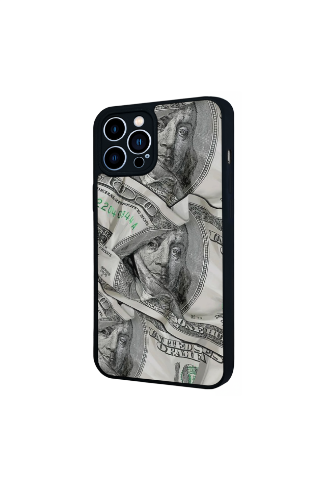 iPhone 13 Pro Max Uyumlu Money Para Tasarımlı Glossy Premium Kılıf