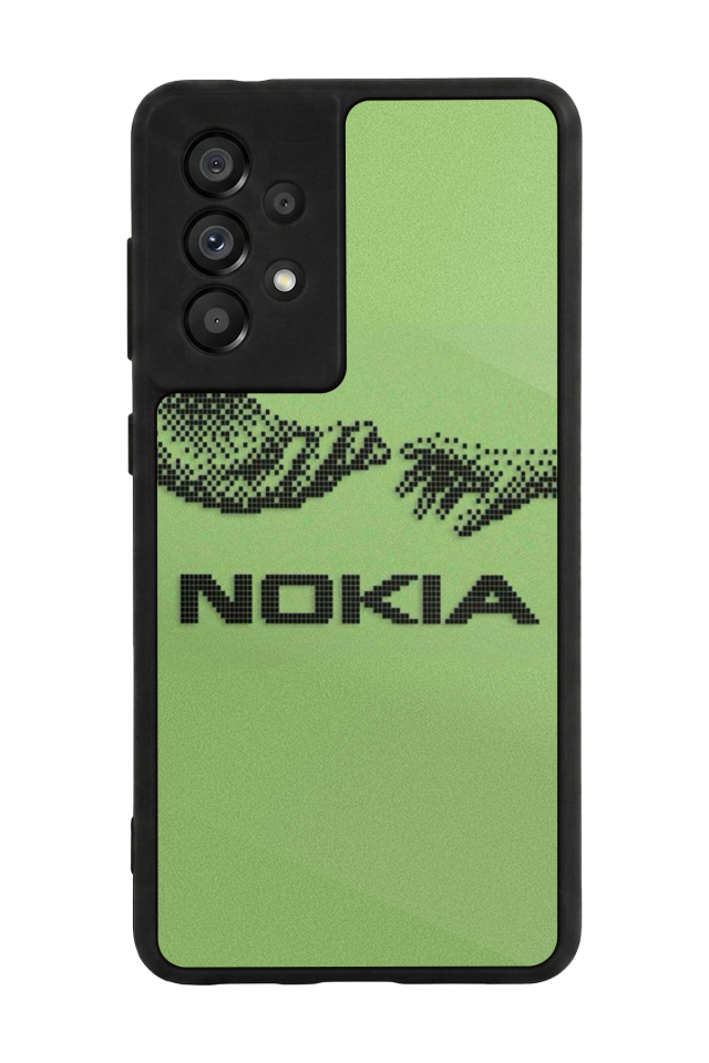 Samsung Galaxy A73 Uyumlu Nokia Tasarımlı Glossy Premium Kılıf