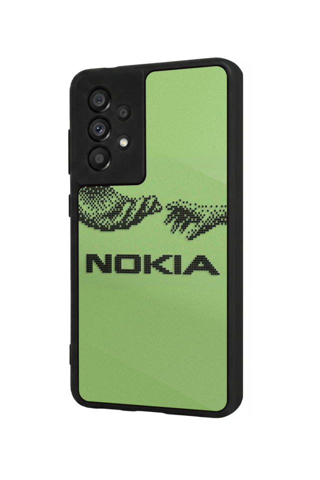 Samsung Galaxy A73 Uyumlu Nokia Tasarımlı Glossy Premium Kılıf