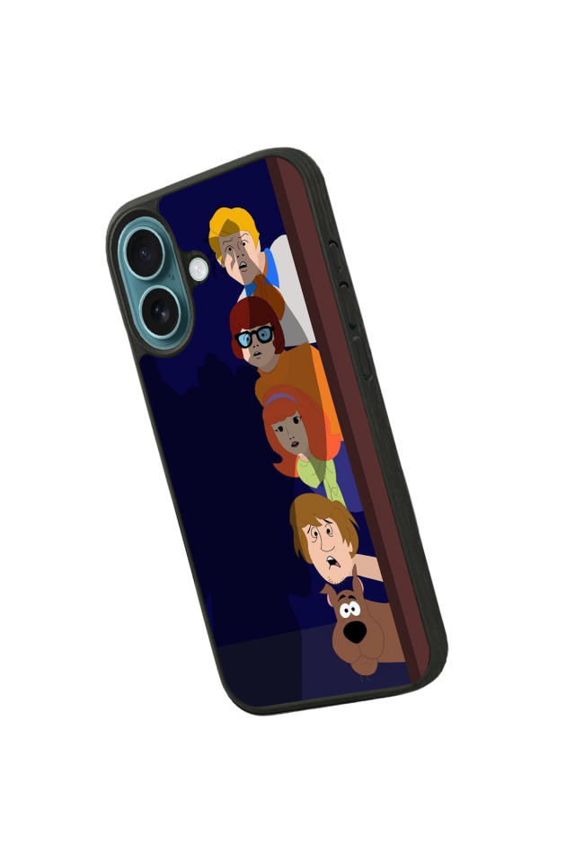 iPhone 16 Uyumlu Scooby Doo Tasarımlı Glossy Premium Kılıf