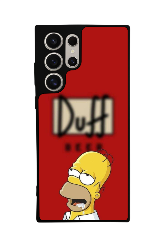 Samsung Galaxy S23 Ultra Uyumlu The Simpsons Tasarımlı Glossy Premium Kılıf
