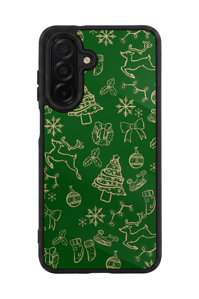 Samsung Galaxy A56 Uyumlu Yilbasi Christmas Tasarımlı Glossy Premium Kılıf
