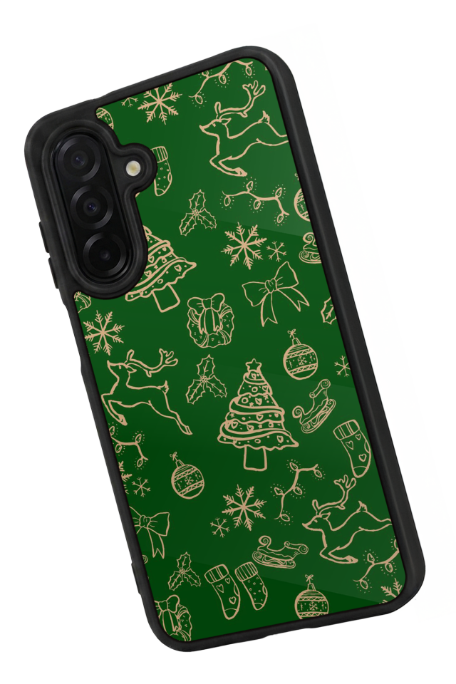 Samsung Galaxy A56 Uyumlu Yilbasi Christmas Tasarımlı Glossy Premium Kılıf