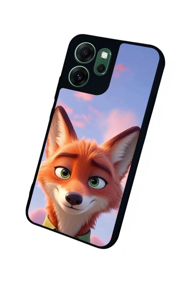 Oppo Reno 14F Uyumlu Zootropolis Tasarımlı Glossy Premium Kılıf