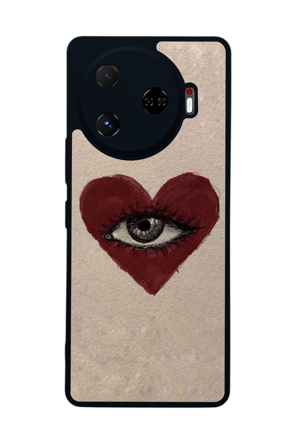 Tecno Camon 30 Pro Uyumlu Kalp Love Tasarımlı Glossy Premium Kılıf