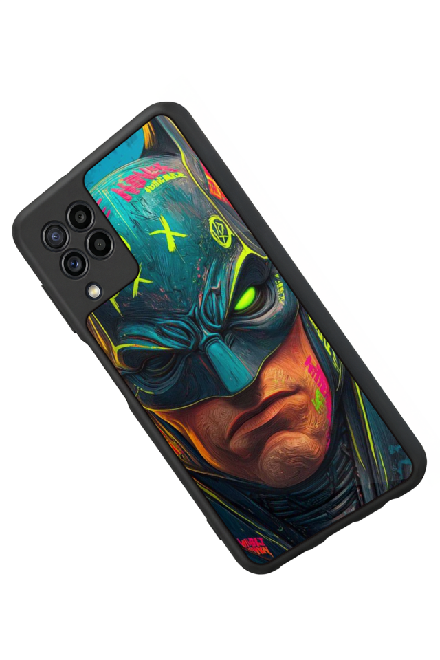 Samsung Galaxy M22 Uyumlu Batman Tasarımlı Glossy Premium Kılıf