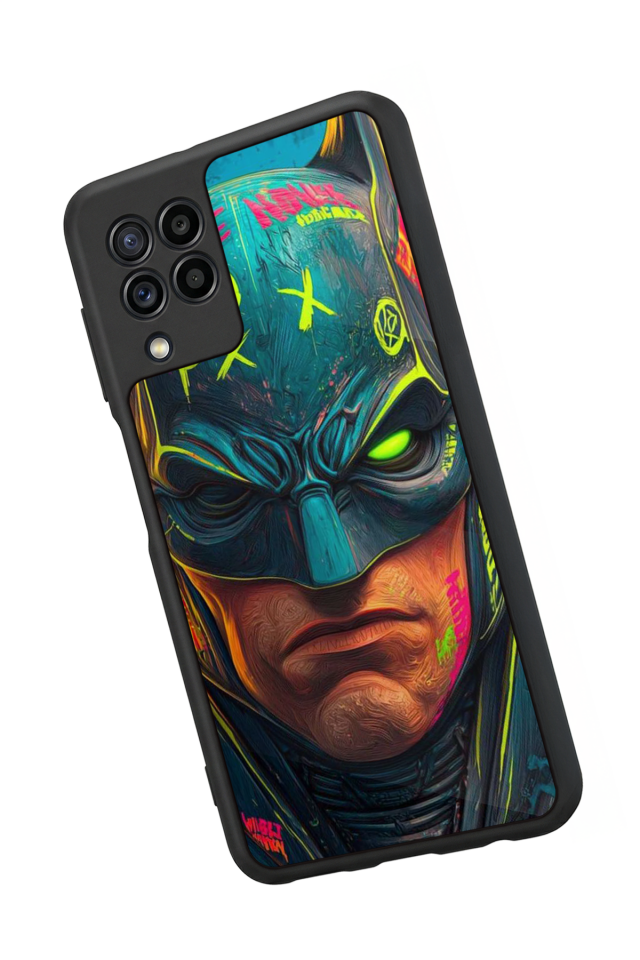 Samsung Galaxy M22 Uyumlu Batman Tasarımlı Glossy Premium Kılıf