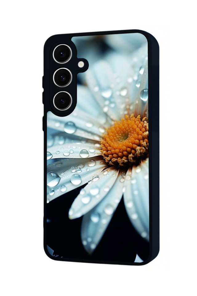 Samsung Galaxy S24 FE Uyumlu Cicek Tasarımlı Glossy Premium Kılıf
