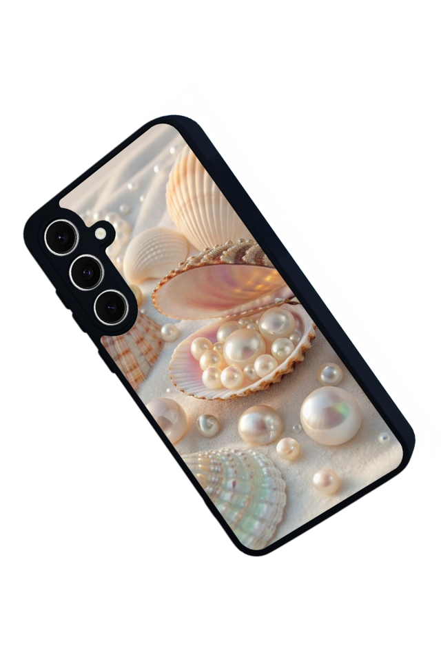 Samsung Galaxy A16 Uyumlu  İnci Tasarımlı Glossy Premium Kılıf