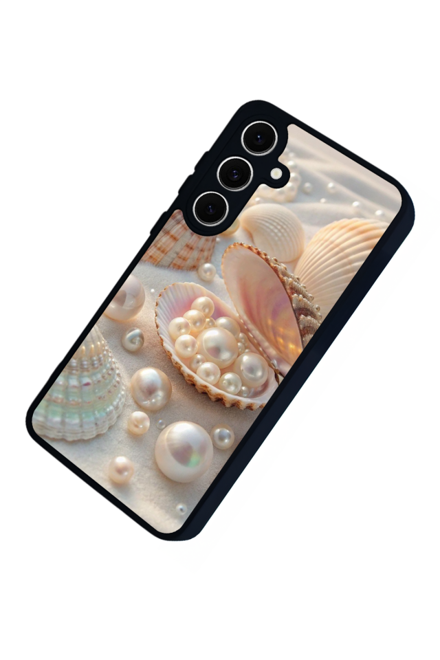 Samsung Galaxy A16 Uyumlu  İnci Tasarımlı Glossy Premium Kılıf