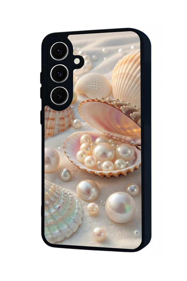 Samsung Galaxy A16 Uyumlu  İnci Tasarımlı Glossy Premium Kılıf