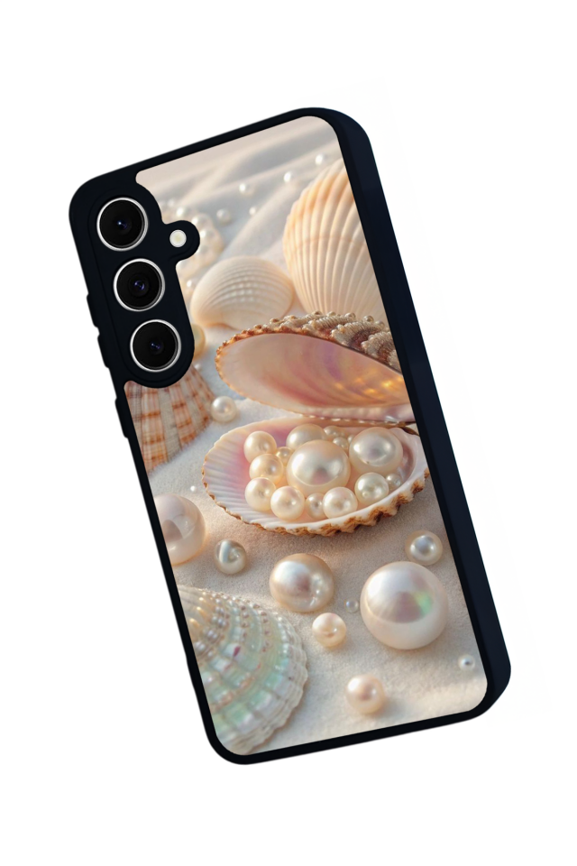 Samsung Galaxy A16 Uyumlu  İnci Tasarımlı Glossy Premium Kılıf