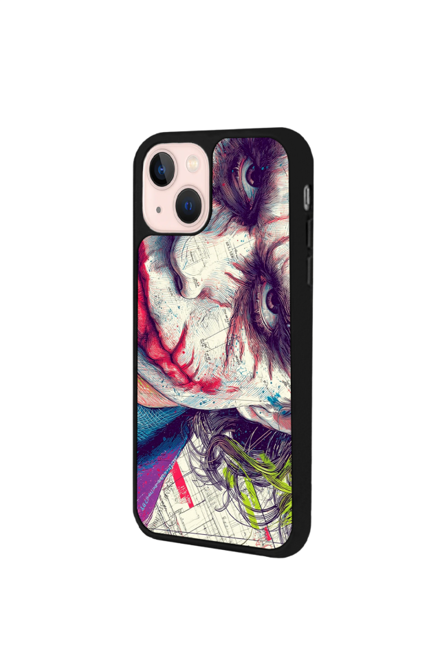 iPhone 13 Mini Uyumlu Joker Tasarımlı Glossy Premium Kılıf