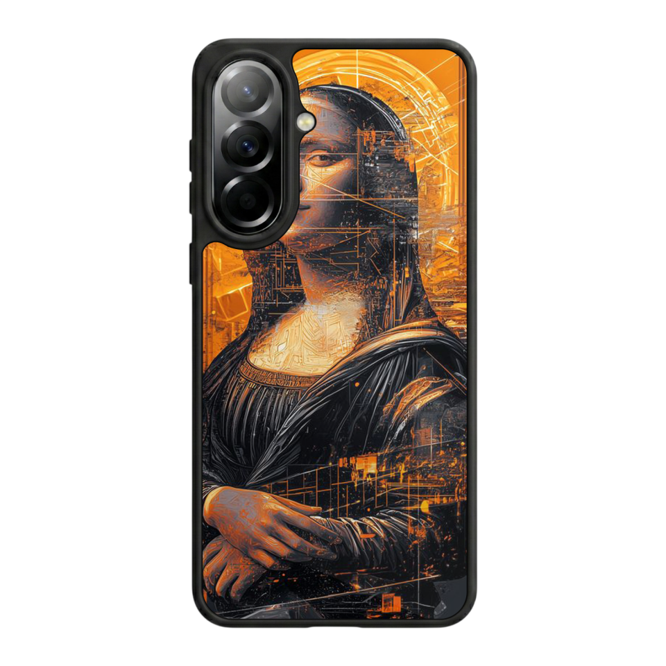 Samsung Galaxy A37 Uyumlu Monalisa Tasarımlı Glossy Premium Kılıf