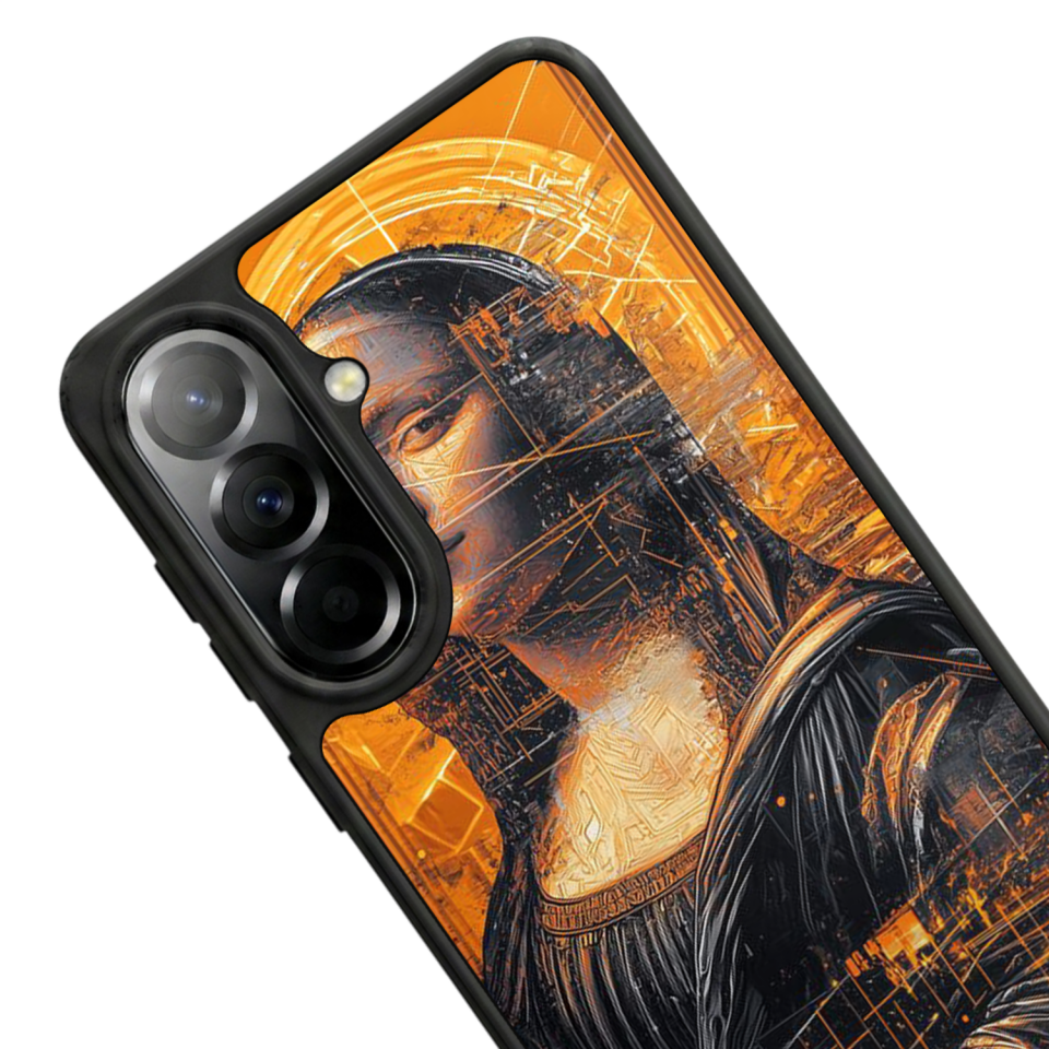 Samsung Galaxy A37 Uyumlu Monalisa Tasarımlı Glossy Premium Kılıf