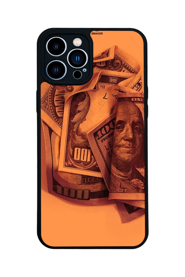 iPhone 13 Pro Max Uyumlu Money Para Tasarımlı Glossy Premium Kılıf